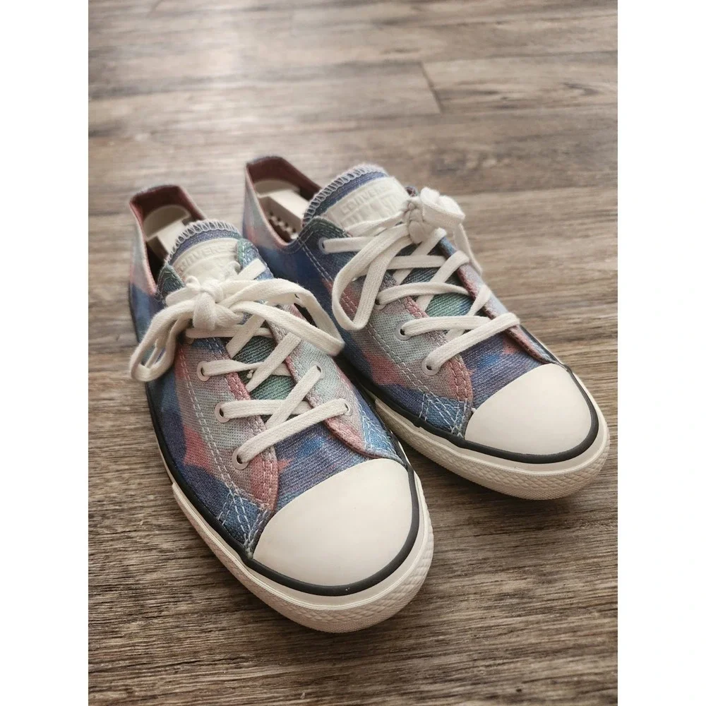 Converse All Star Missoni Women's Shoes 6 1/2 Pink blue Cotton Candy 6.5 sparkle